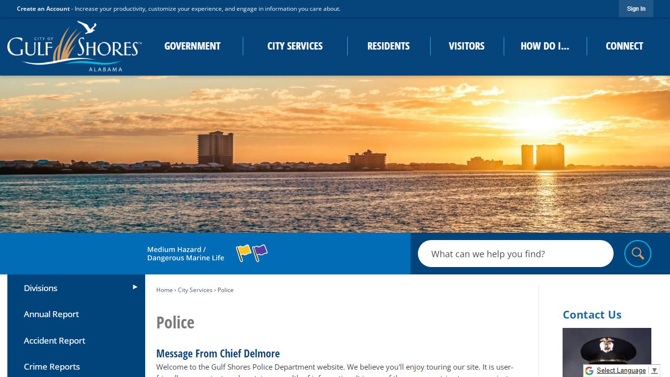 Police | Gulf Shores, AL - Official Website